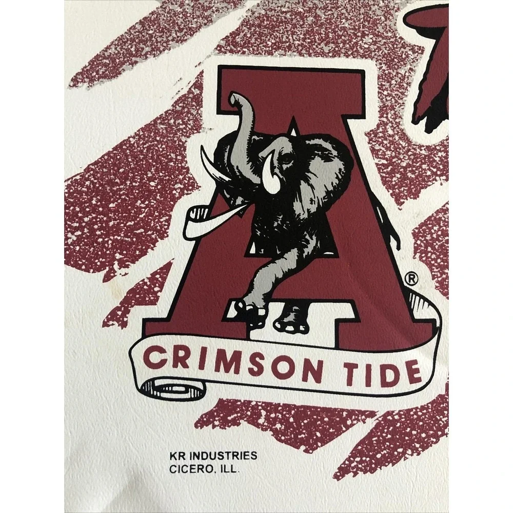 Vintage University of Alabama Crimson Tide Football Stadium Seat Cushion EUC